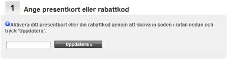 Bild för rabattkod och presentkort