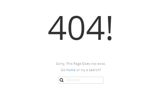 Visar 404 sida